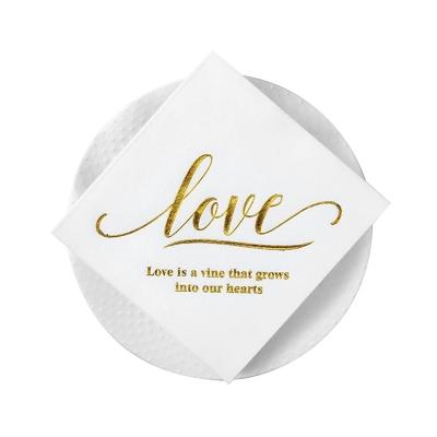 Valentine's day custom printed fancy folding tissue